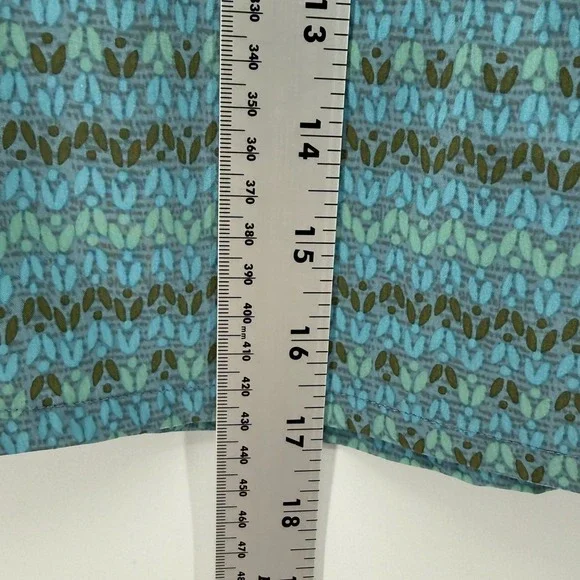 Toad & Co Athletic Skort Womens Small Teal Gray Geometric Print Active Skirt - Picture 7 of 7